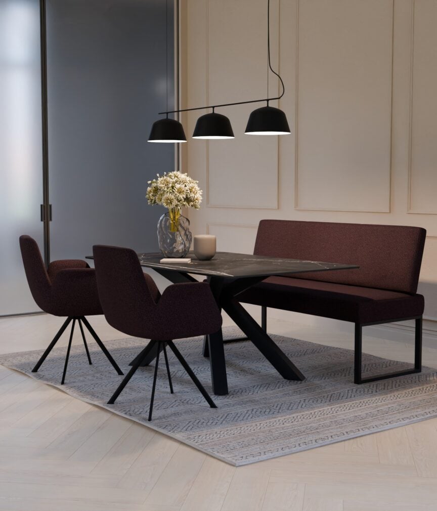 Bouclé Stoff –  Essgruppe Modern – S-Montecristo8426.jpg